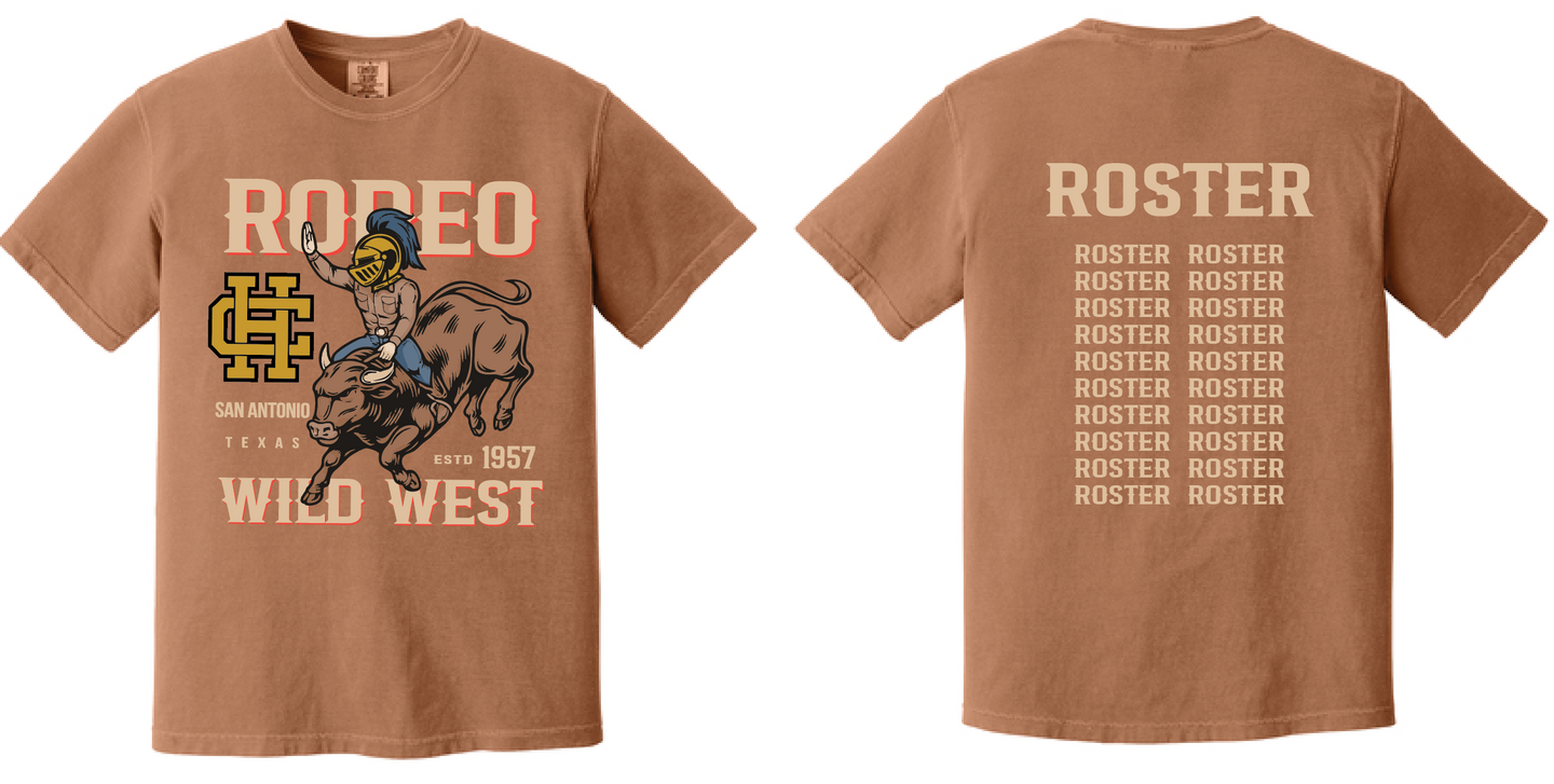 Junior Tailgate Rodeo Shirt Comfort Colors