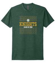 Load image into Gallery viewer, Holy Cross Class of 2030 Premium Tee | Stacked Knights Design