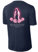 Load image into Gallery viewer, Holy Cross Class of 2027 Senior Performance Tee | Guadalupe Design