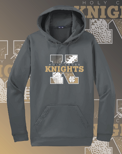 KNIGHTS HOODED PULLOVER